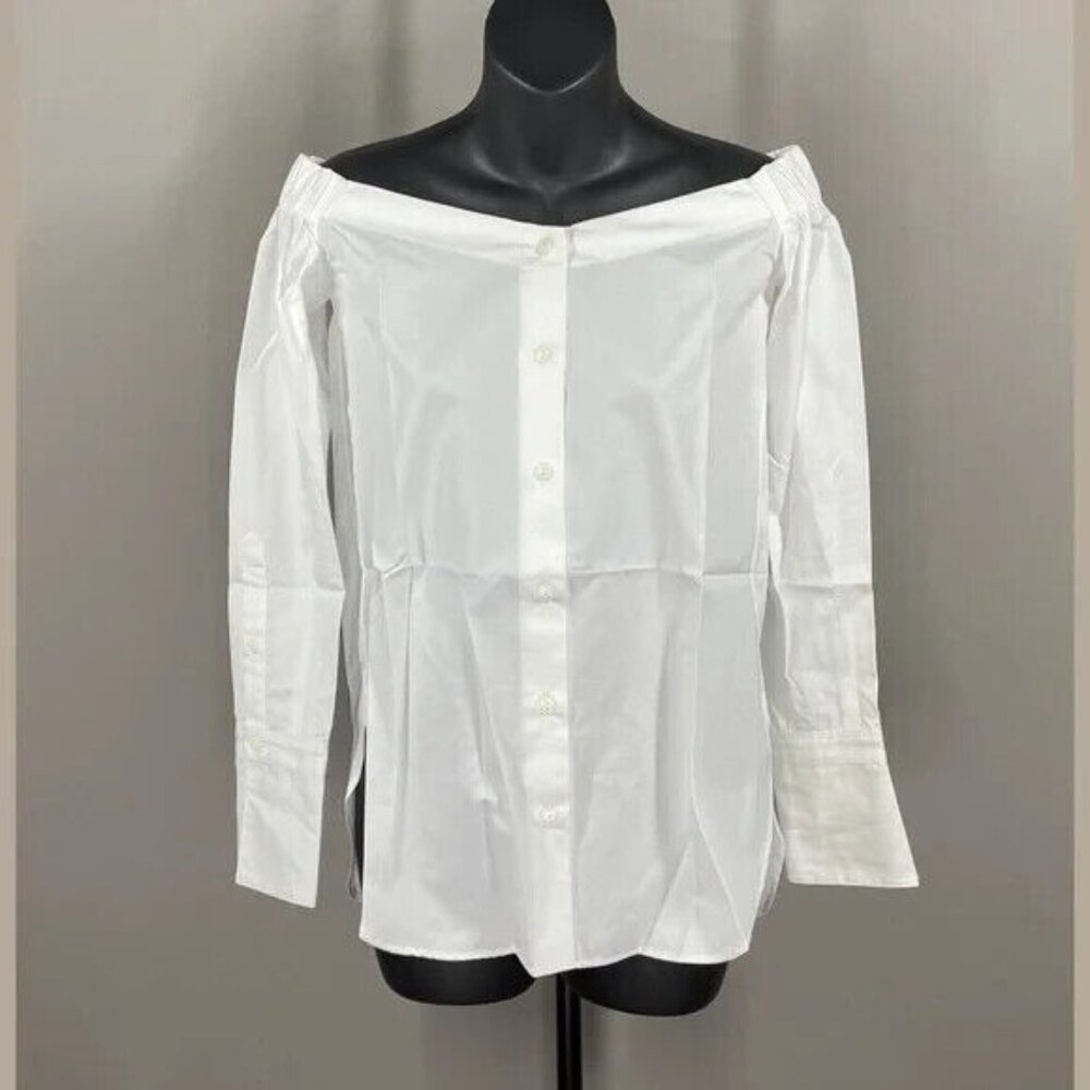 rag & bone White Button Down Shirt